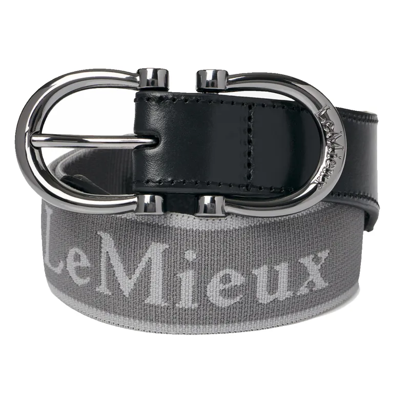 LeMieux Elasticated Belt - Dark Grey